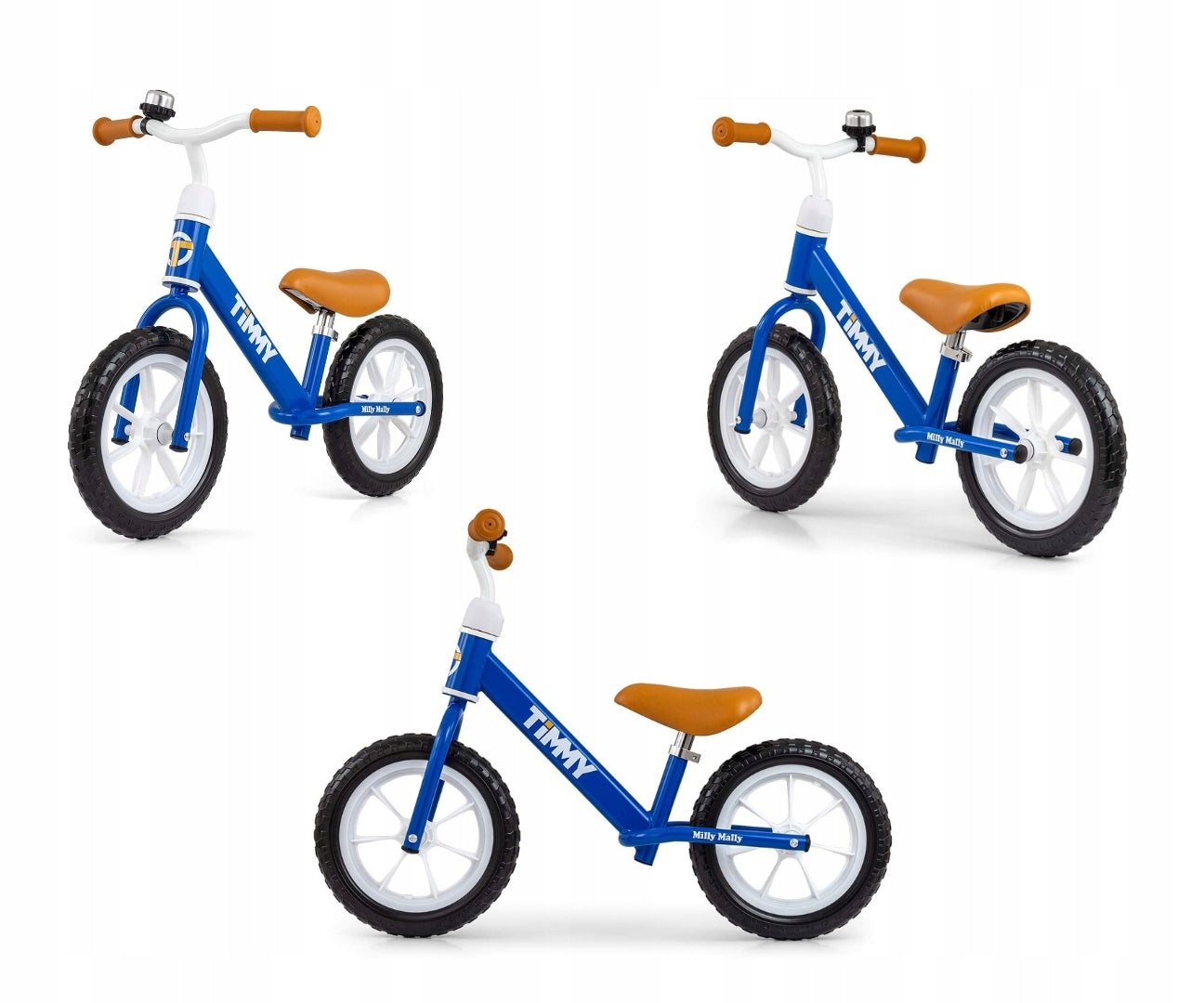 Milly Mally Timmy Navy Balance Bike Frame steel