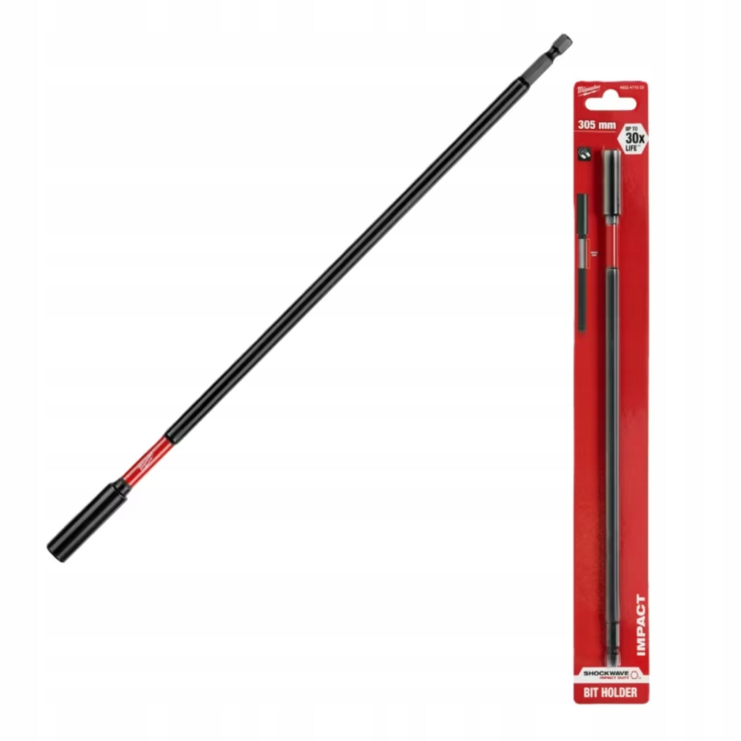 Milwaukee Extension Impact Magnetic Holder 305 mm 1/4" for Bits