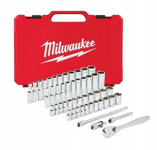 Milwaukee ratchet socket set 28 pcs 1/4"
