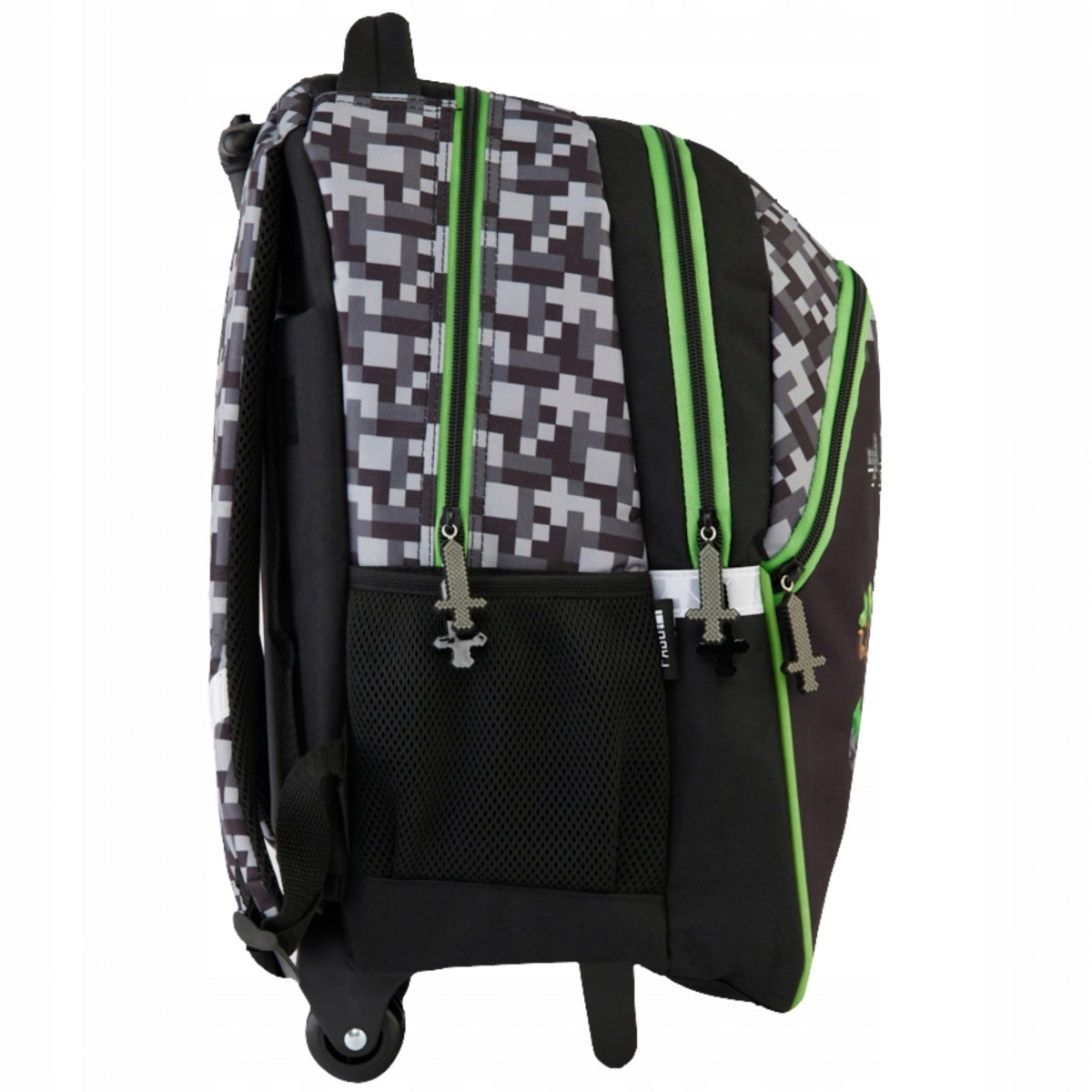 Minecraft Backpack on Wheels for Primary School Paso with Boy's Hand Brand Paso