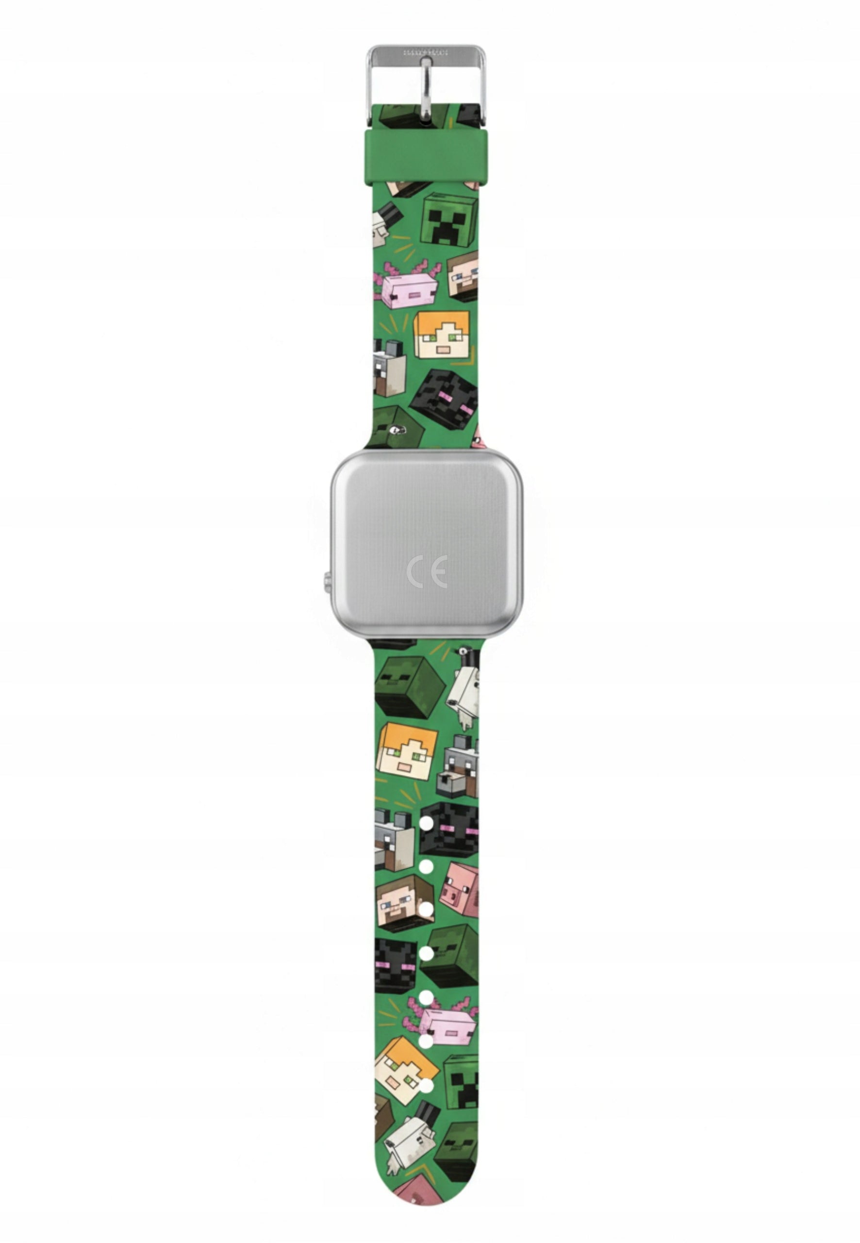 Minecraft LED Watch with Character Print, Multicolor, Multicrystal, Met Brand Disney