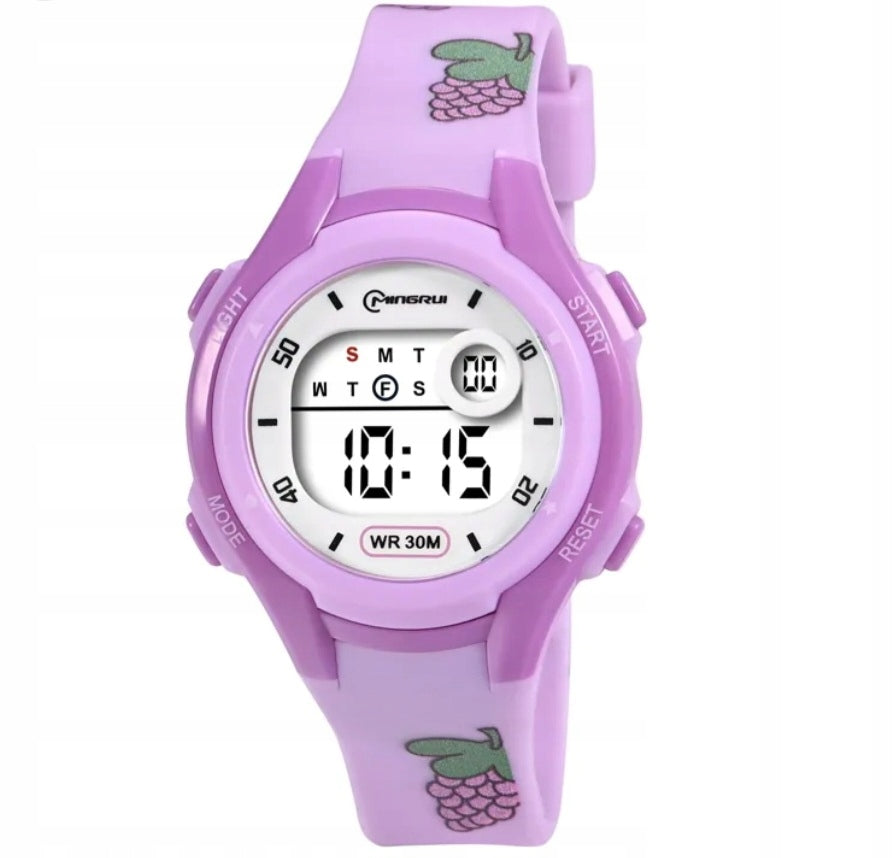Mingrui MR8215LK Kids Digital Watch, Purple