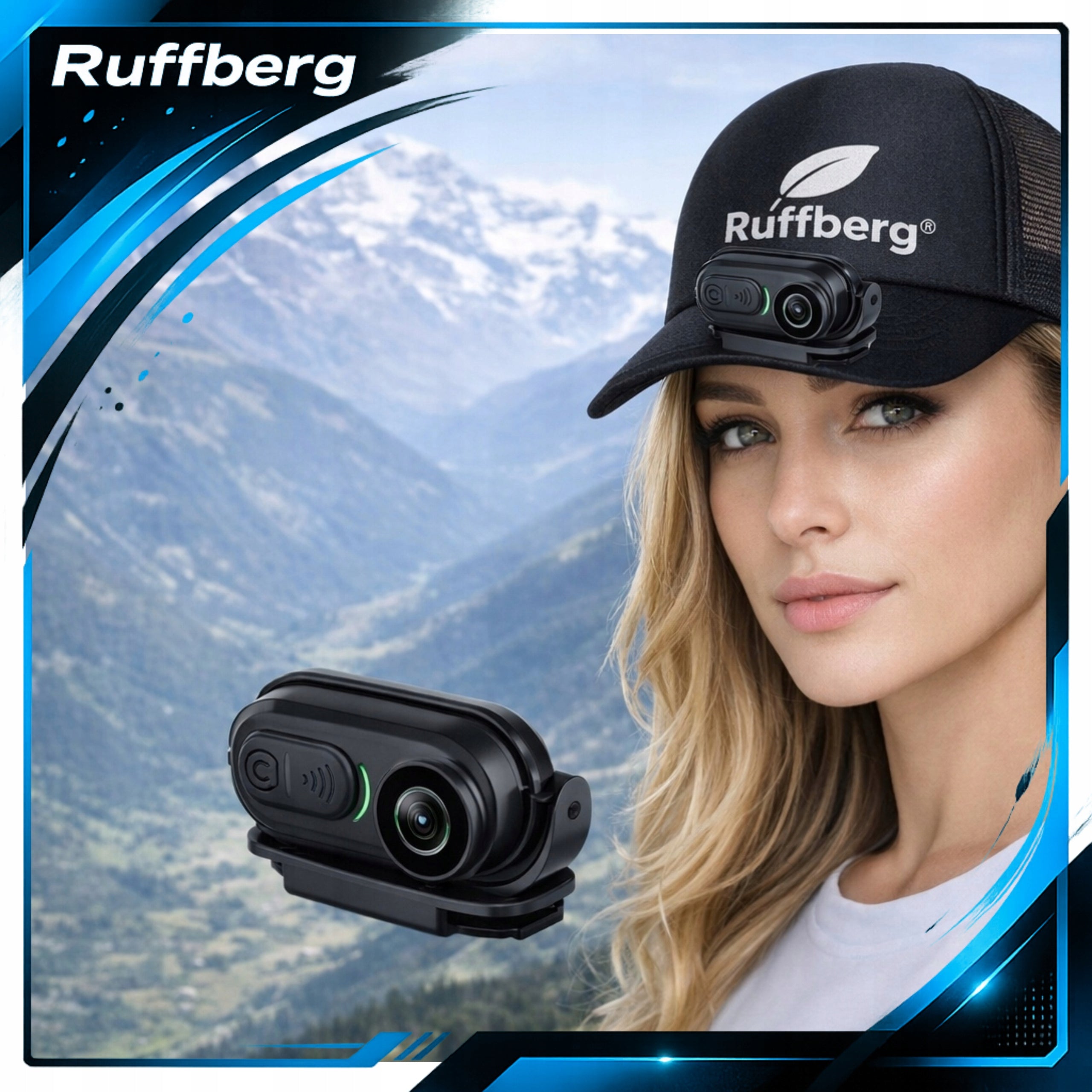 Mini 4K Sports Camera with WiFi Waterproof App Kit Holder Clip Packaging status original