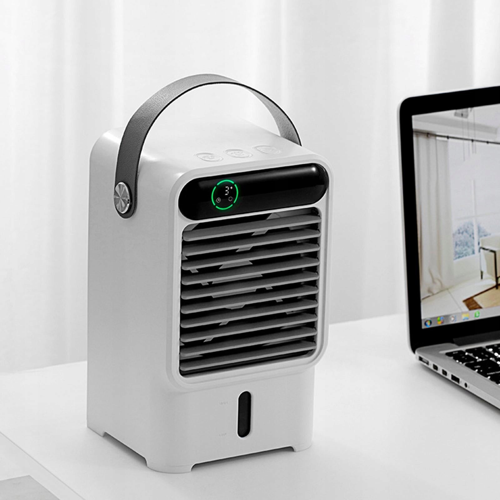 Mini Air Conditioner Desktop Cooling 500ml Timer Dominant color multicolor