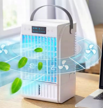 Mini Air Conditioner USB 4in1 Humidifier RGB 1,5L LED Fan Model F22
