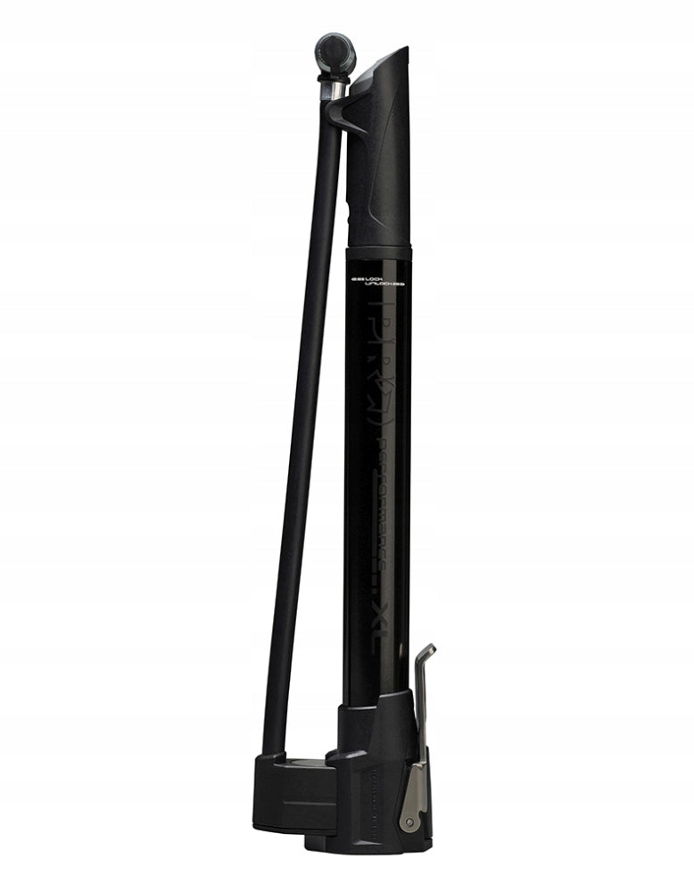 Mini Bicycle Pump PRO Performance XL Pressure Gauge Aluminium Presta 11 Bar Color black