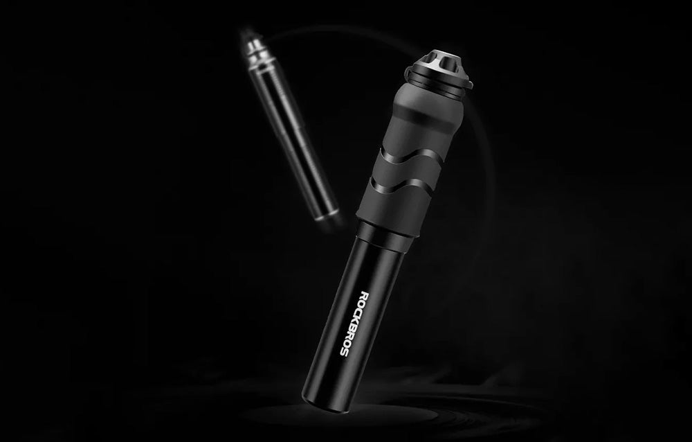 Mini Bicycle Pump Rockbros 810PCS-HP Black Color black