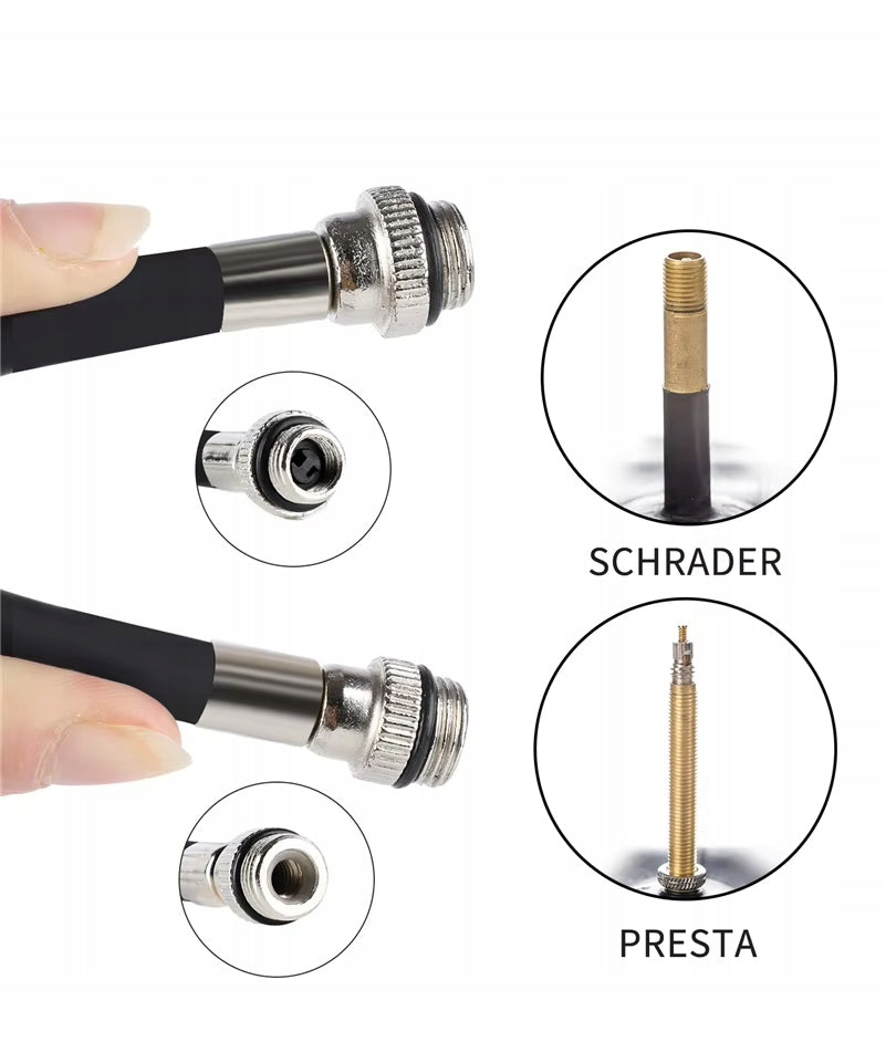 Mini Bicycle Pump WEST BIKING 100 PSI Presta Schrader with Frame Holder Packaging status original
