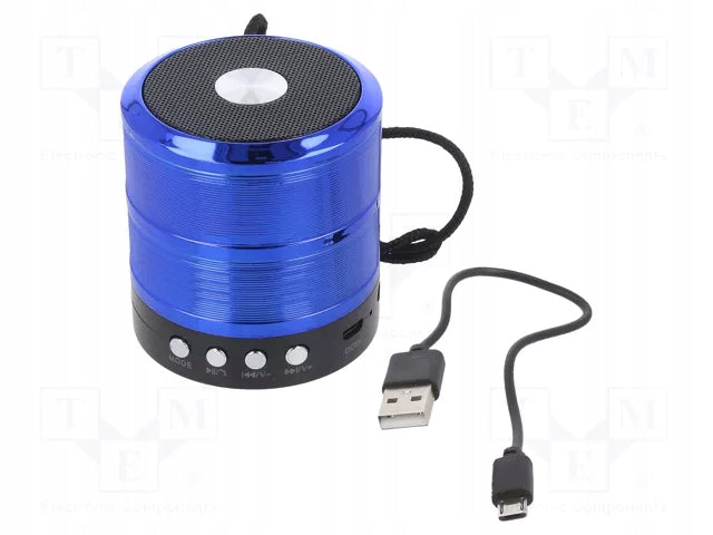Mini Bluetooth Speaker WS-887 Wireless USB microSD Portable Speaker Brand Gembird