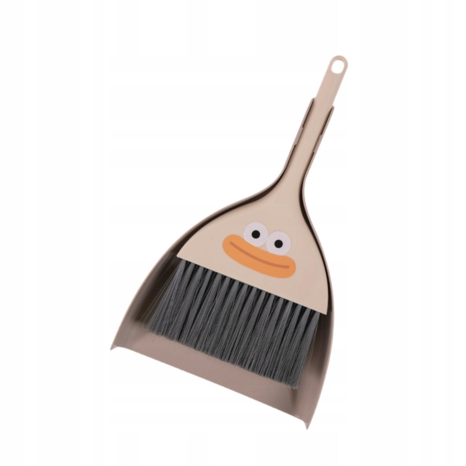Mini Broom and Dustpan Set Educational Cleaning Supplies Dust Pan and Beige Packaging status original