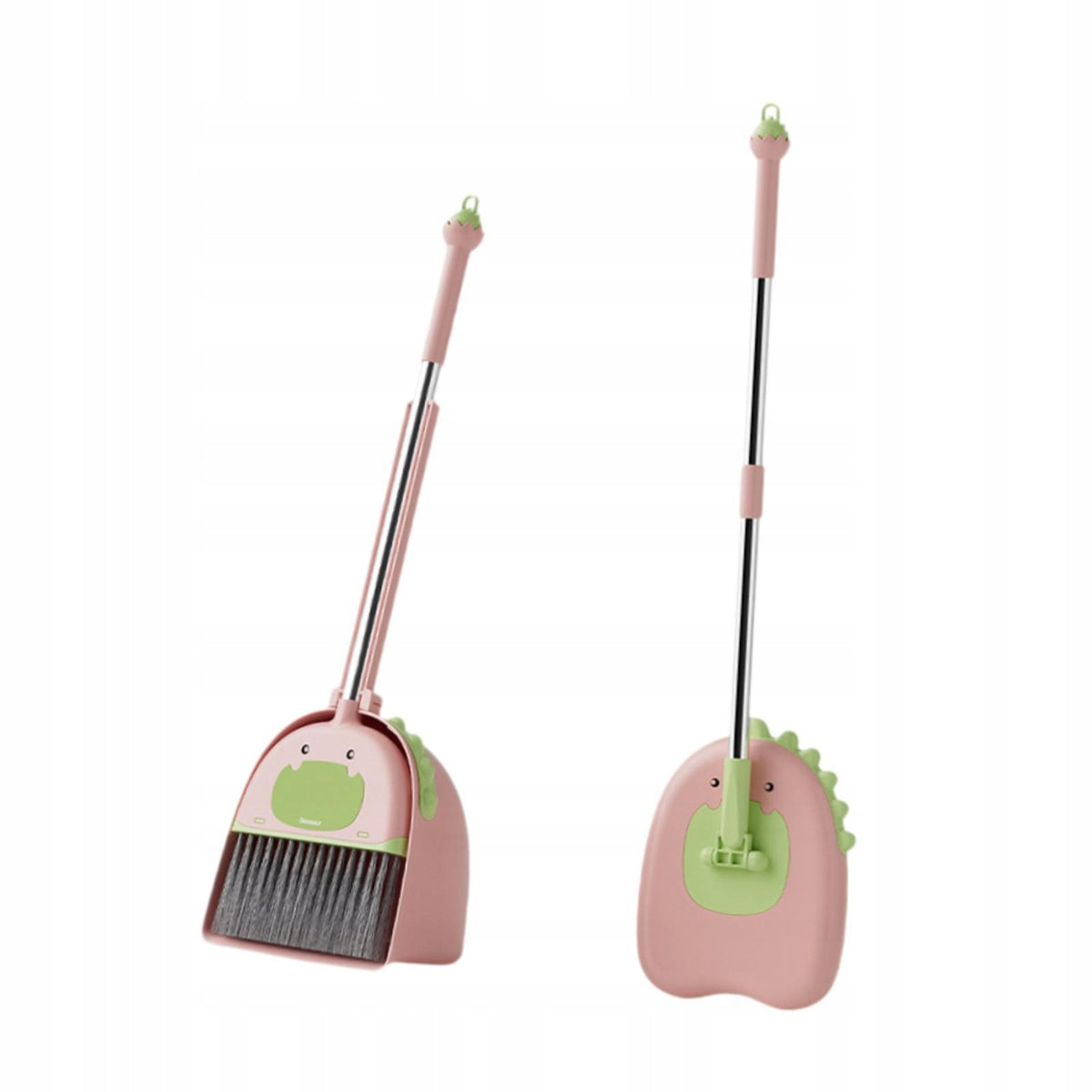 Mini Broom and Dustpan Set for Kids Educational Early Learning Cartoon Brand no brand
