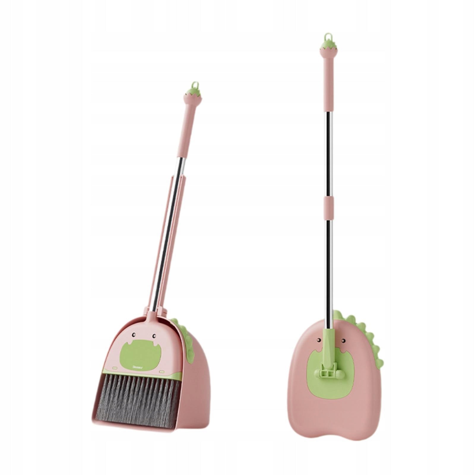 Mini Broom and Dustpan Set for Kids Educational Early Learning Cartoon