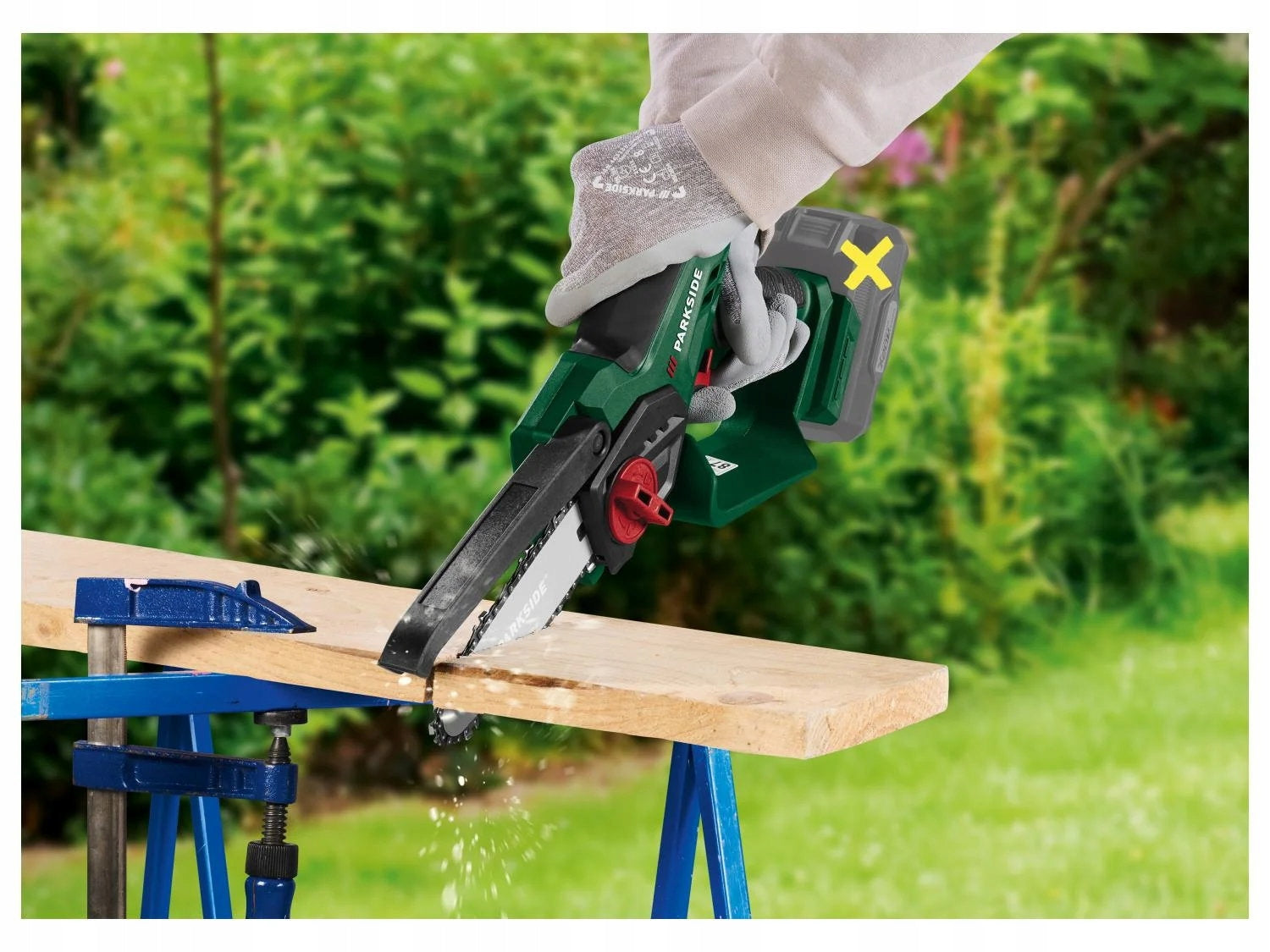 Mini Chainsaw PARKSIDE 20V PAGHS C4 Branch Saw Suitcase Series PAGHS 20-Li C4