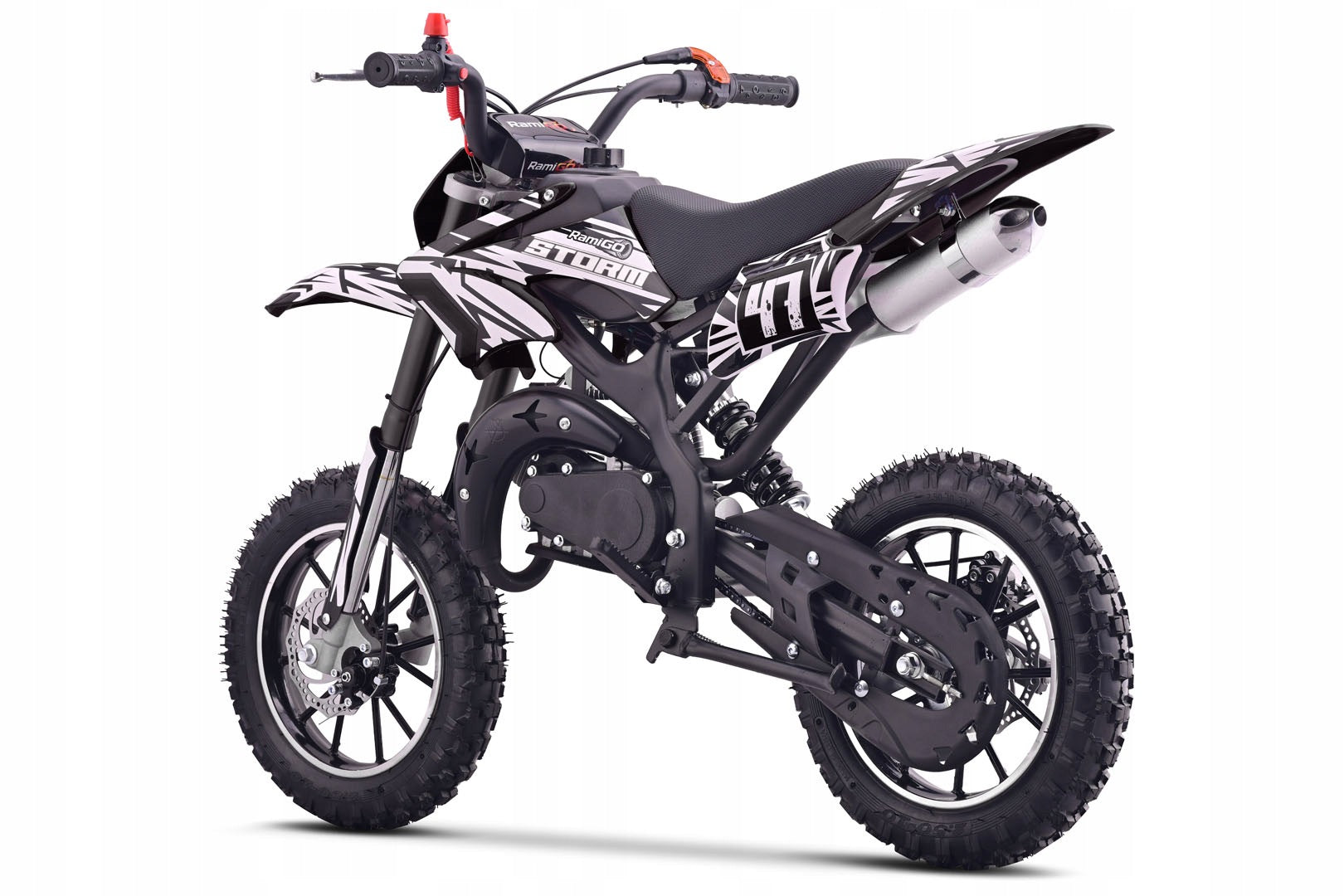 Mini Cross 49cc STORM Combustion Motorcycle Kids Motorcycle 40km/h Black Manufacturer code 5903864984088
