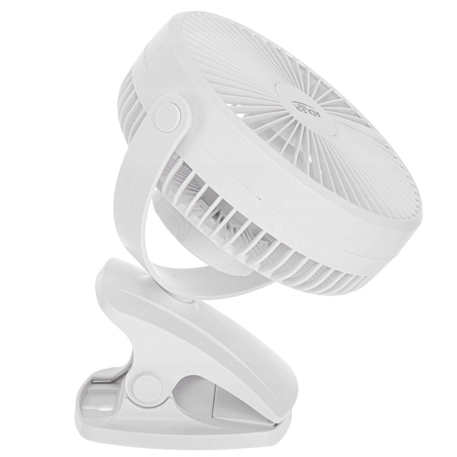 Mini Desk Fan Cordless Clip White Adler AD 7342 Brand ADLER