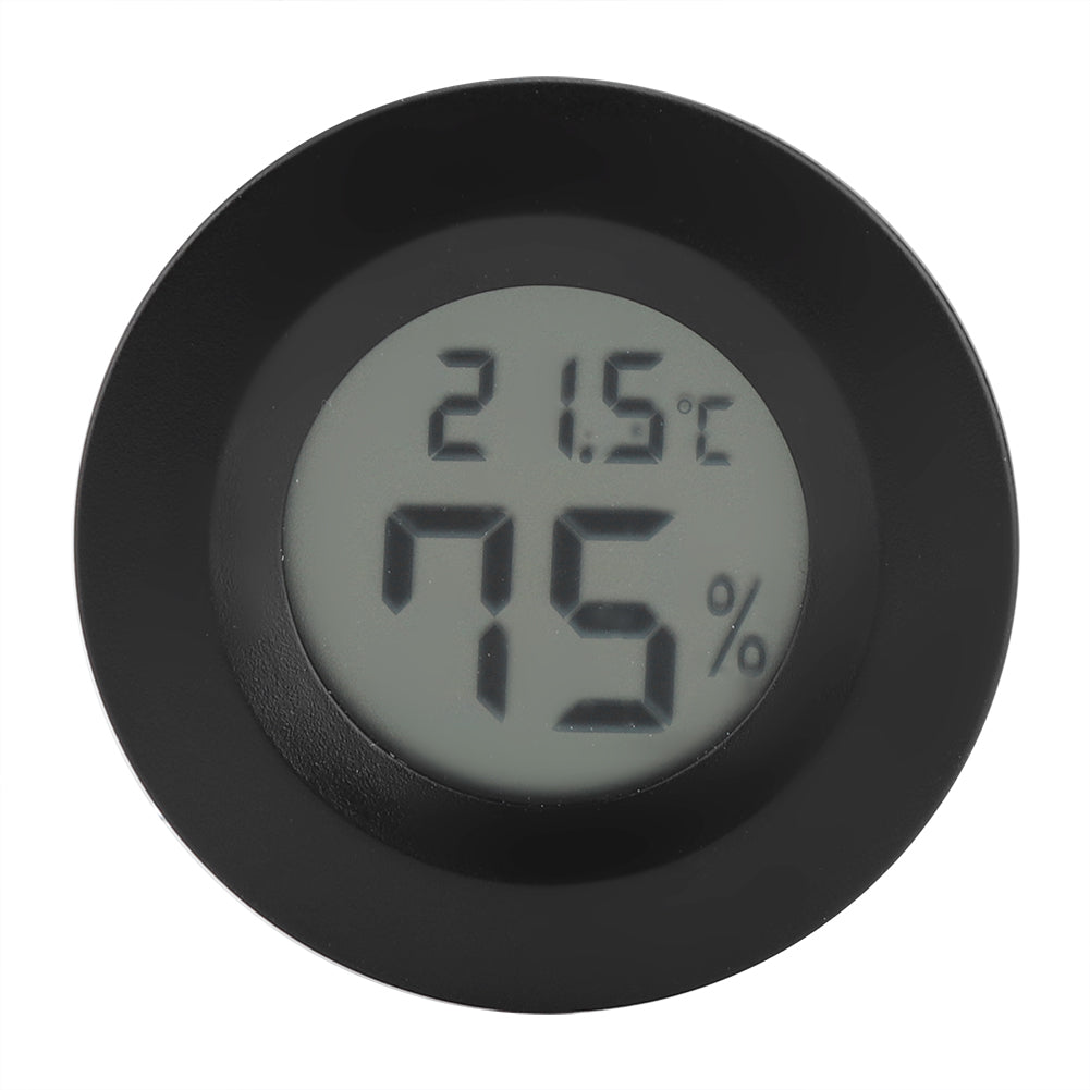 Mini Digital LCD Thermometer Round Temperature Shape for Reptiles in Room Brand no brand