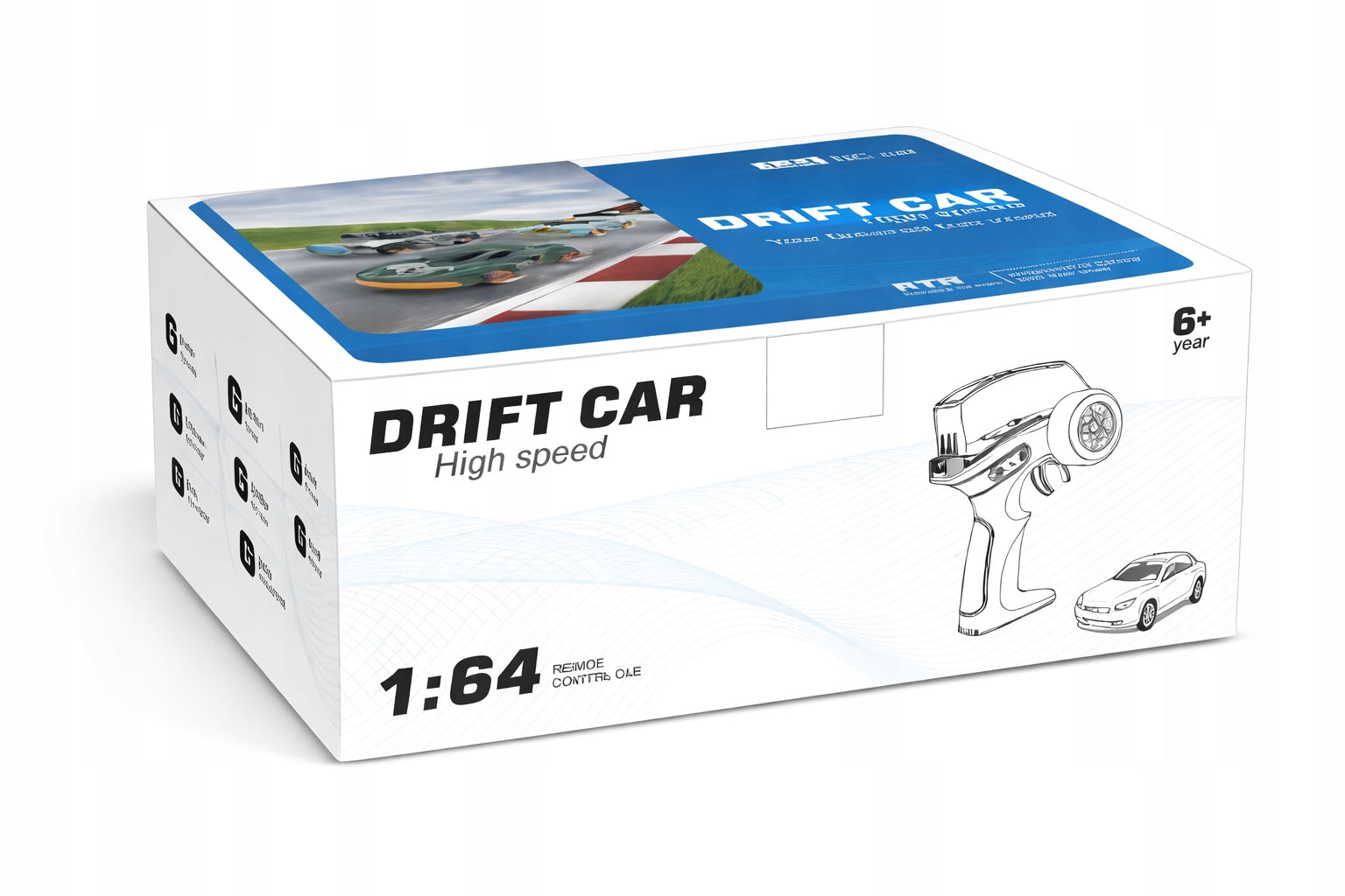 Mini Drift RC Off-Road Car 4x4 2.4G - Remote Controlled Brand no brand