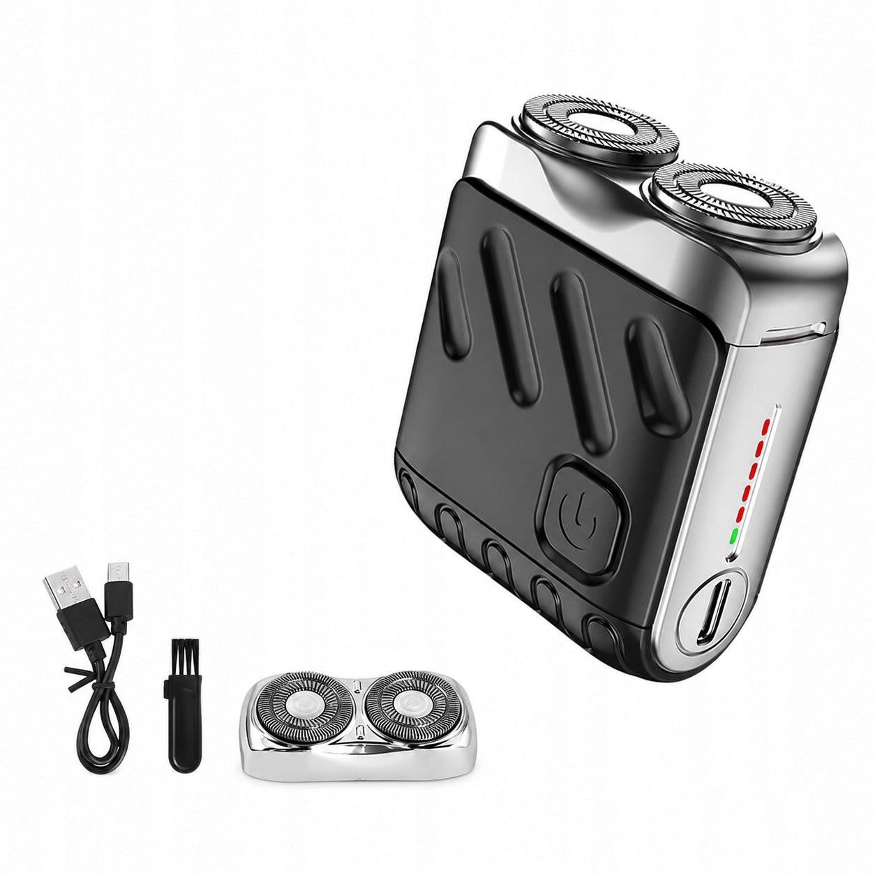 Mini Electric Beard Shaver Portable Trimmer USB Port