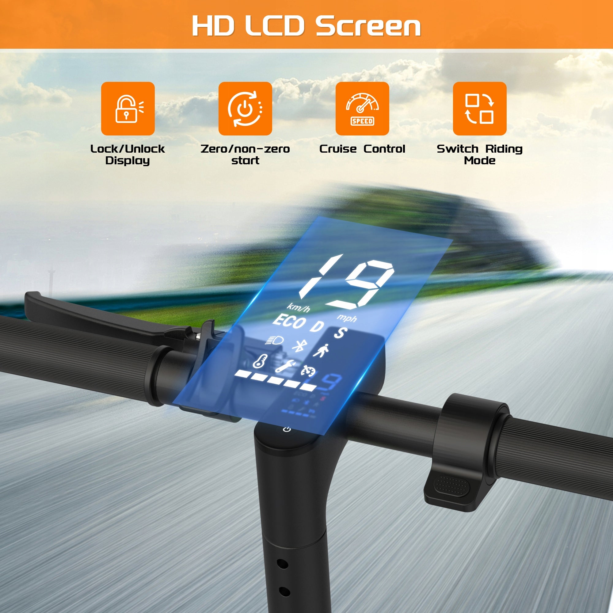 Mini Electric Scooter for Teenagers,350W 19 km Range,APP Foldable Color black
