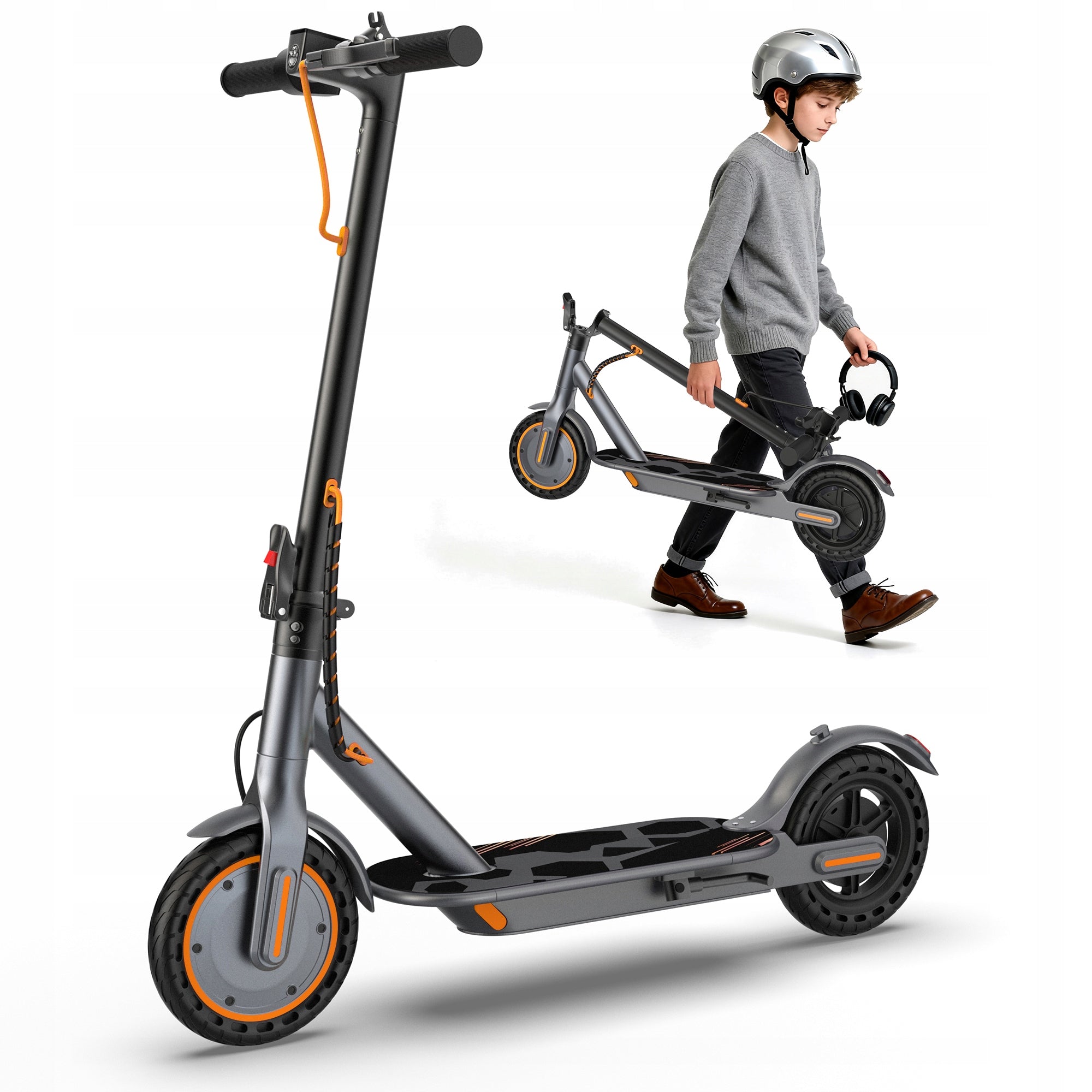 Mini Electric Scooter for Teenagers,350W 19 km Range,APP Foldable