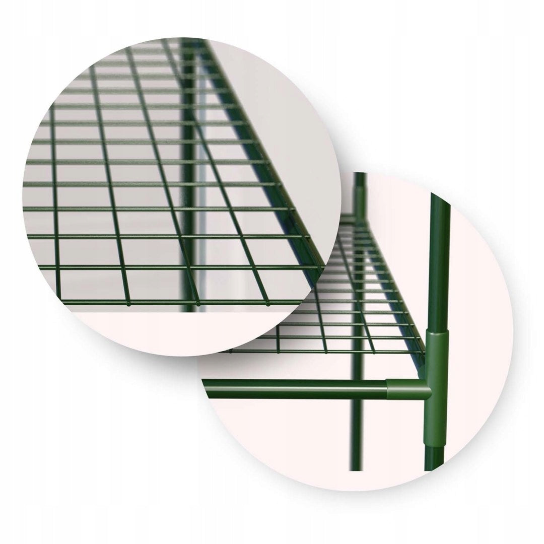 Mini Garden and Balcony Greenhouse 195x140x70 cm with 2 PVC Shelves Manufacturer no brand