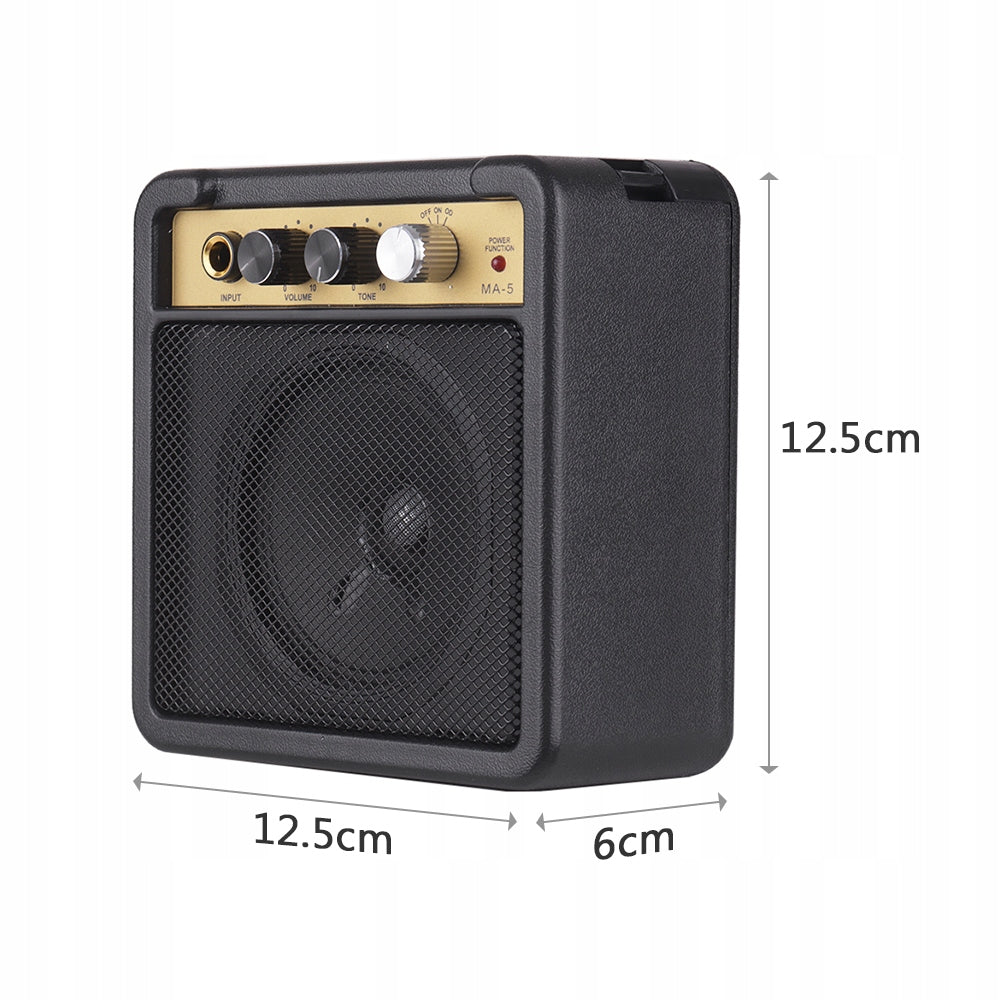 Mini Guitar Amplifier 5W Speaker with 6,35mm Input Headphone Output 1