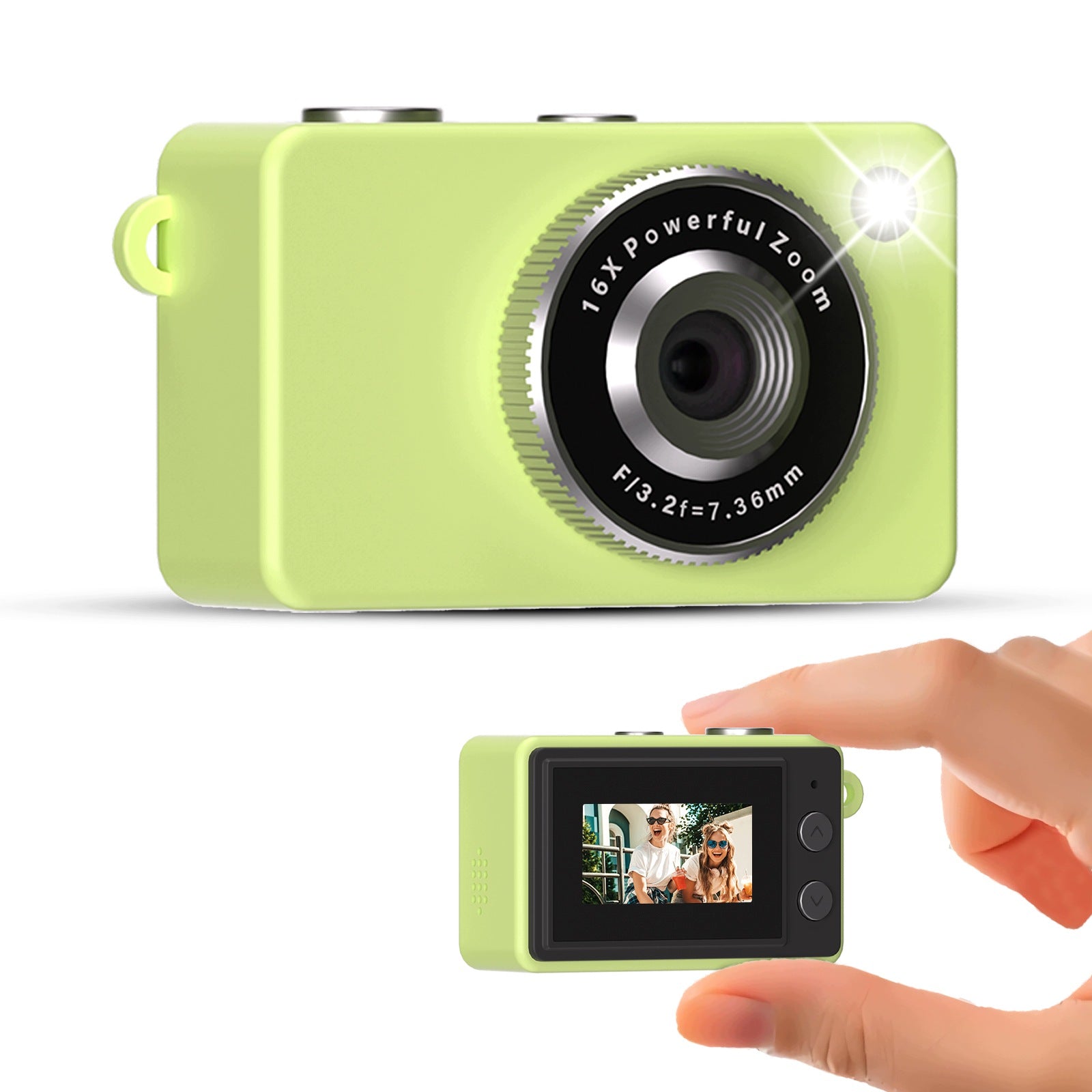 Mini HD Digital Camera Pocket Camera USB-C Filters Webcam
