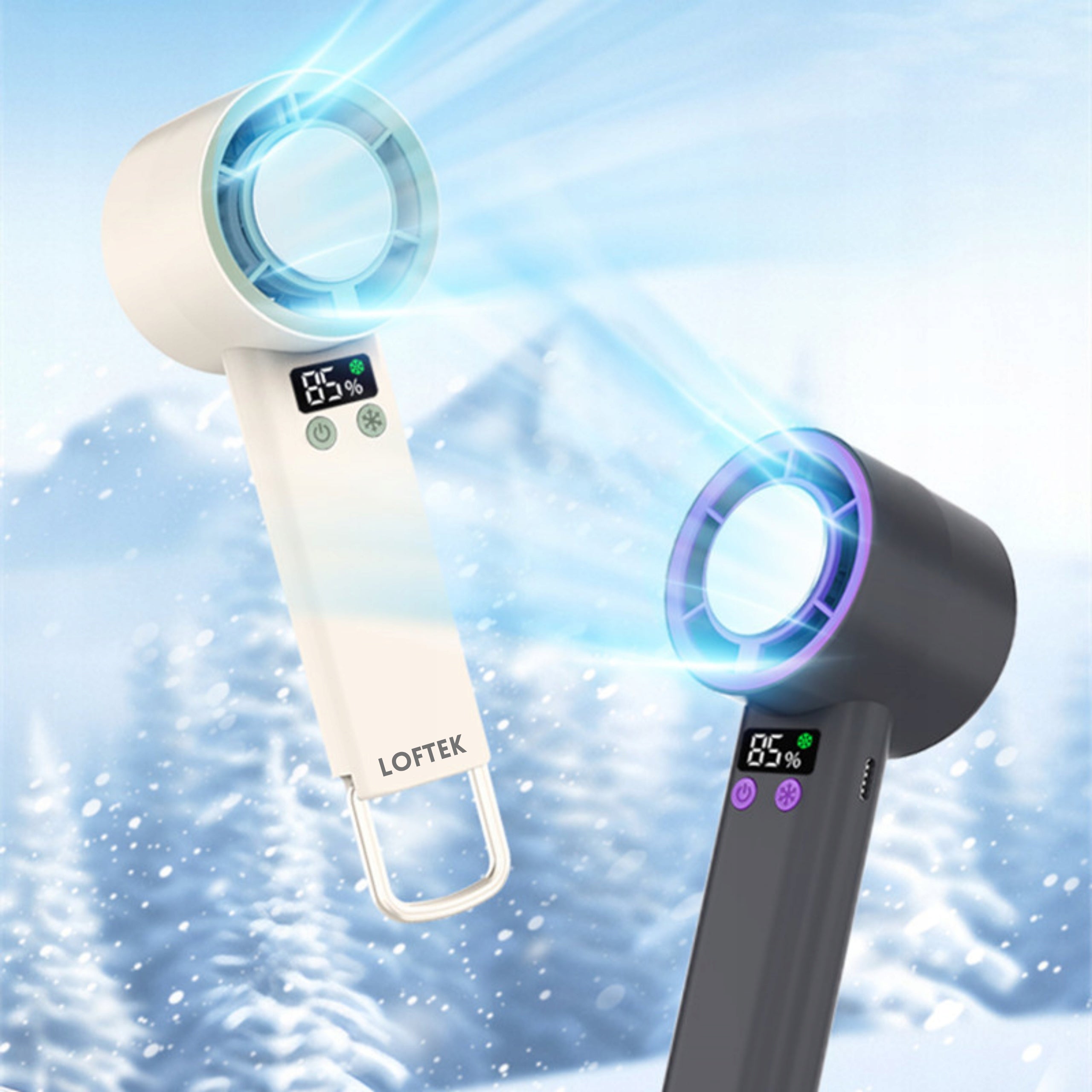 Mini Handheld Electric Fan Portable for Beach USB-C 12W Packaging status original