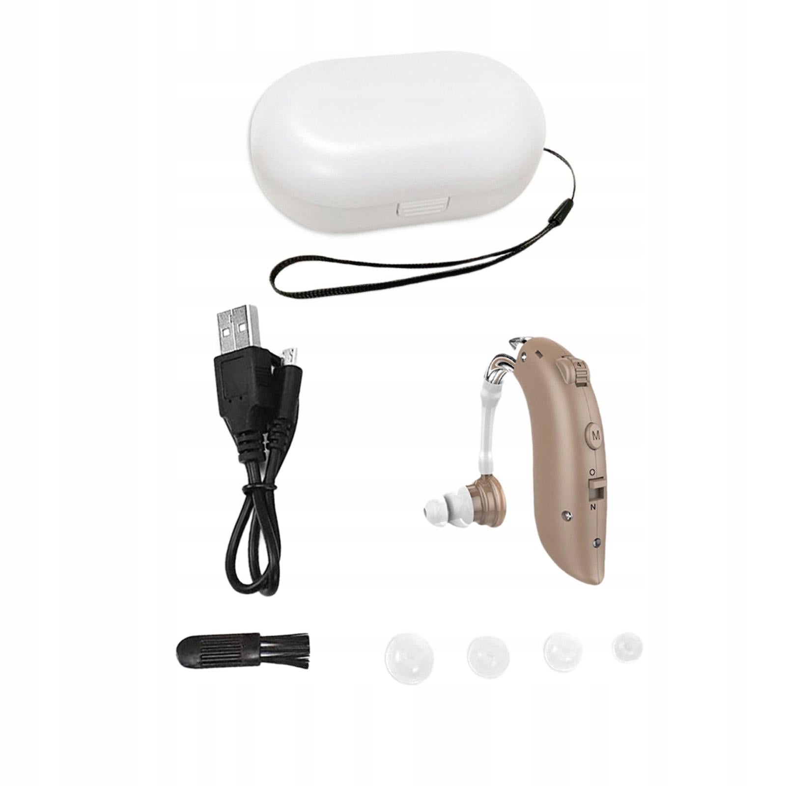 Mini Hearing Amplifier Earphone Volume Adjustment Earplugs Smart Skin Color