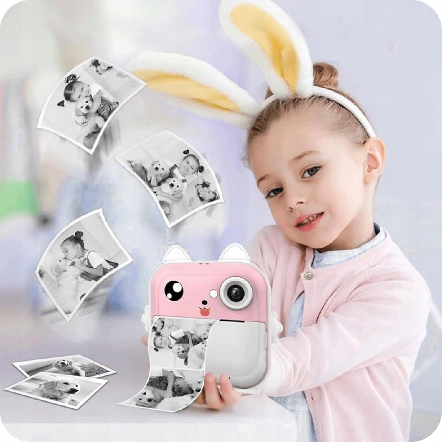 Mini Instant Camera with Photo Printer, Photo Printer for Kids Packaging status original