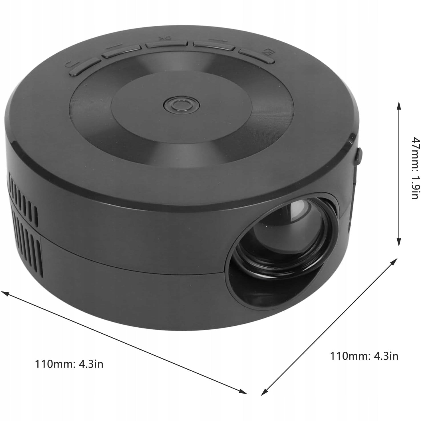 Mini LED Projector Portable Phone Projector Home Theater Projector Brand no brand