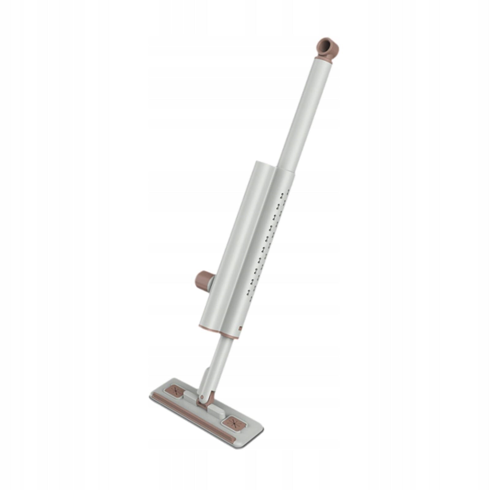 Mini Mop Rotating Head and 2 Pads Dry and Wet Cleaning Mop Lightweight Color transparent