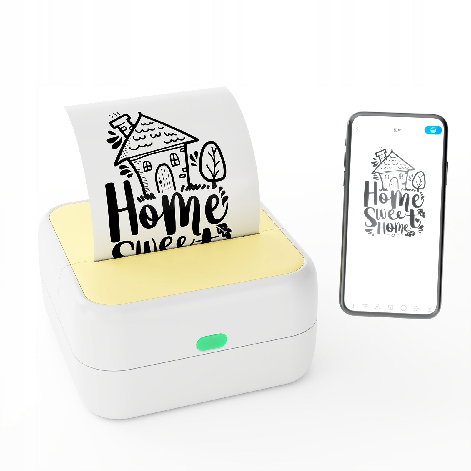 Mini Pocket Instant Thermal Portable Printer T6