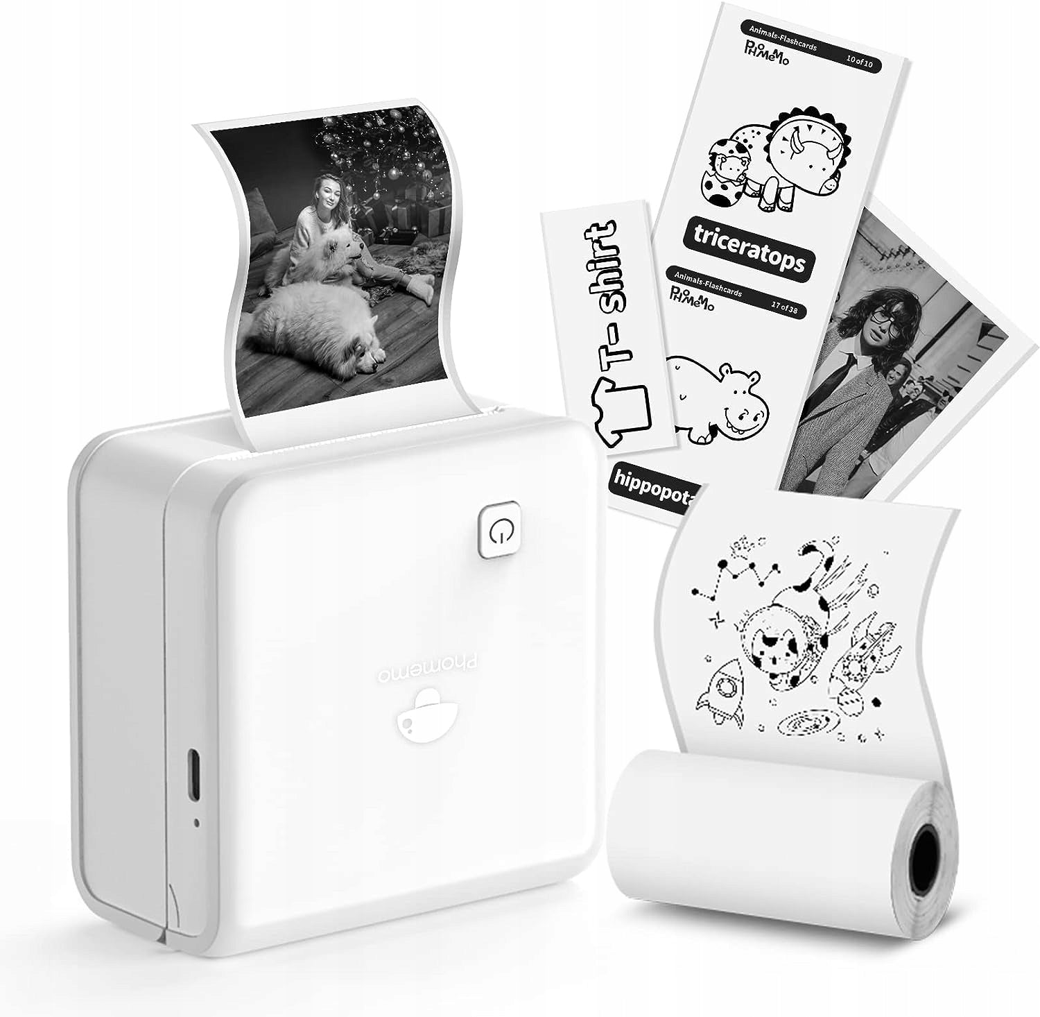 Mini Portable Printer Phomemo Thermal Children