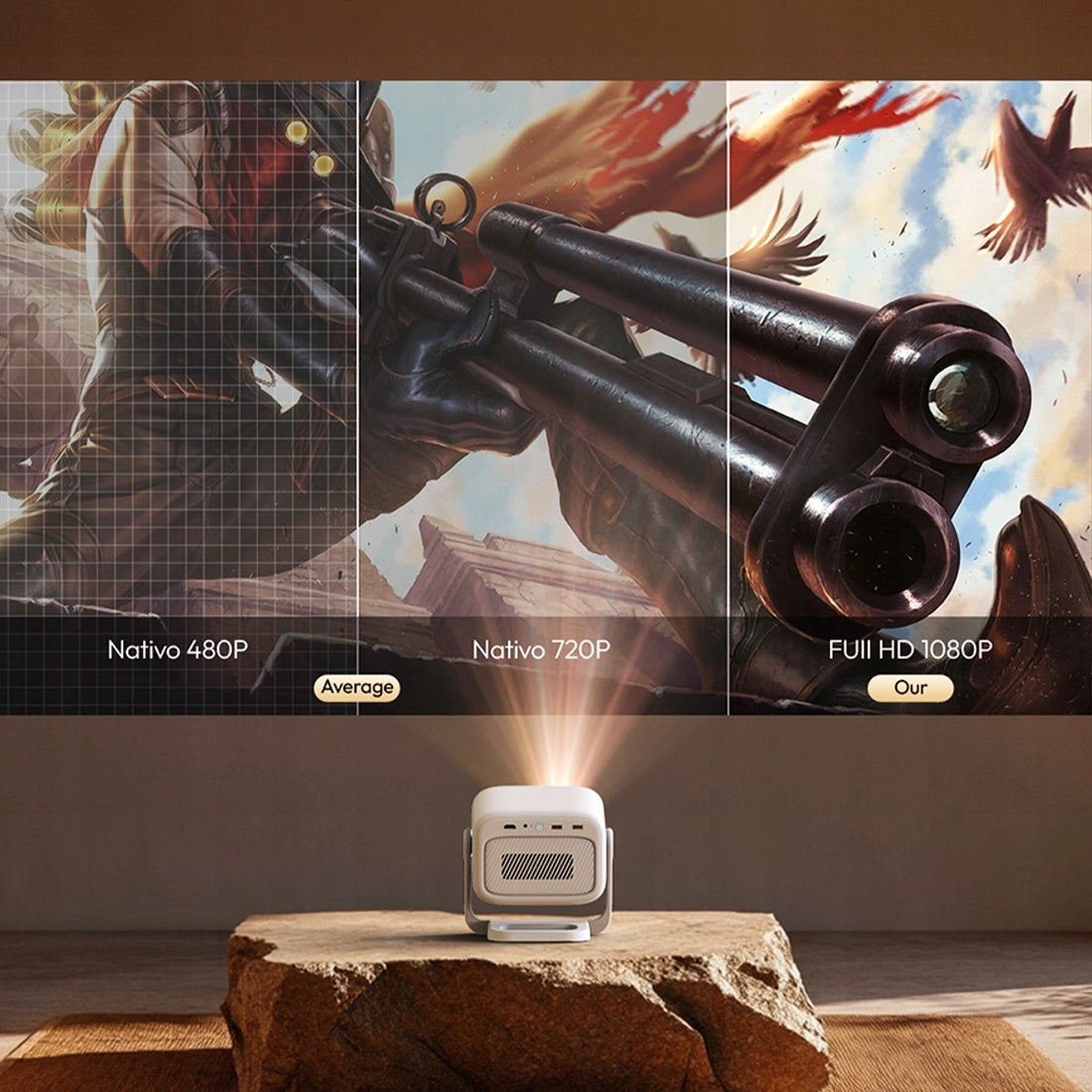 Mini Projector DLP 4K WiFi 1080p GoogleTV 700lm BYINTEK UFO U90 MAX projector Manufacturer code BYI_U90