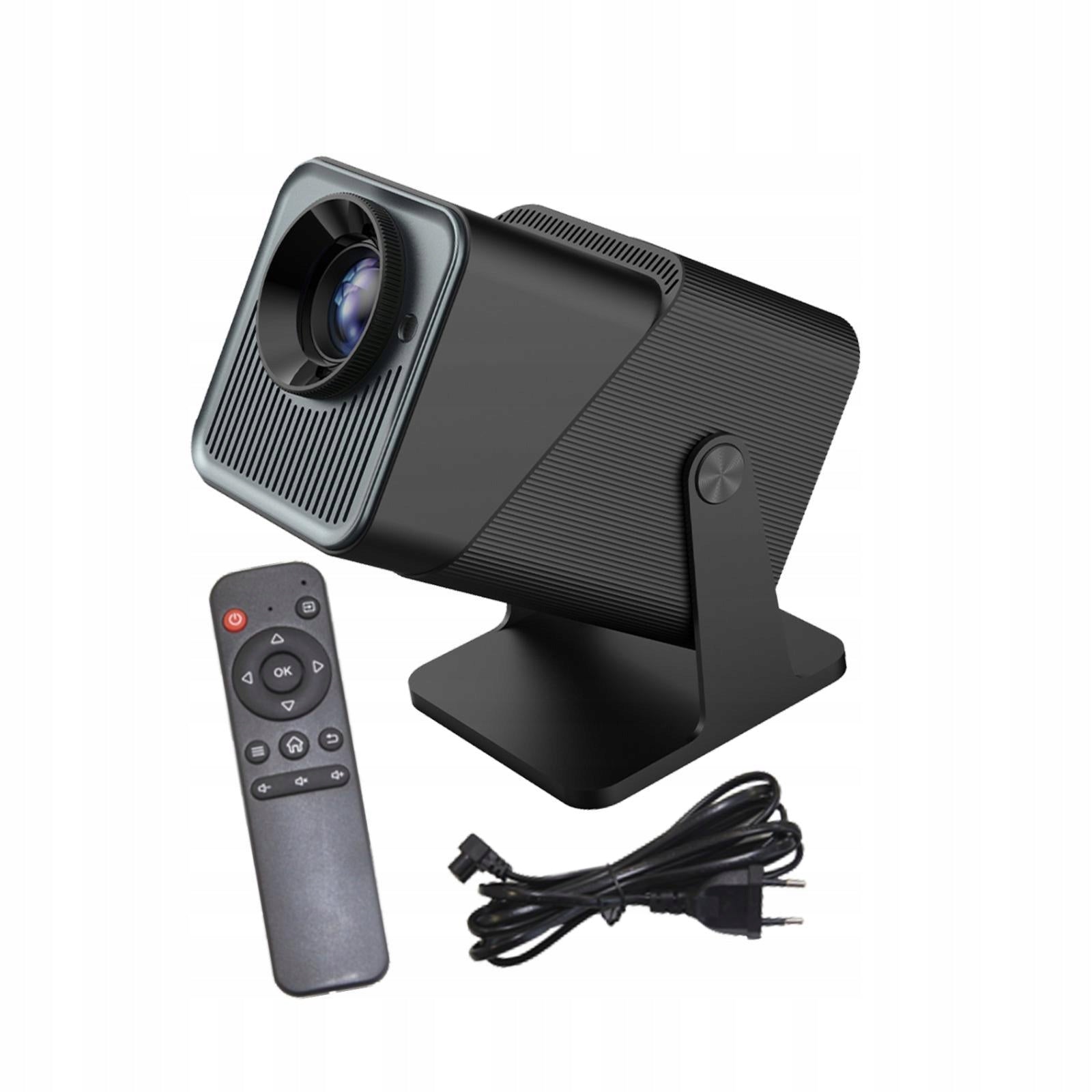 Mini Projector High Performance 720P Screen Mirroring Function Home Black