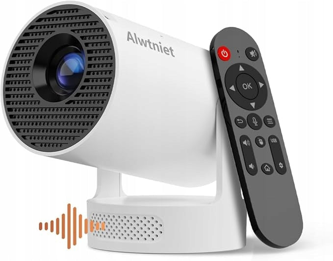 Mini Projector Rotary 180 4K 1080p Android 11 WiFi 6 BT