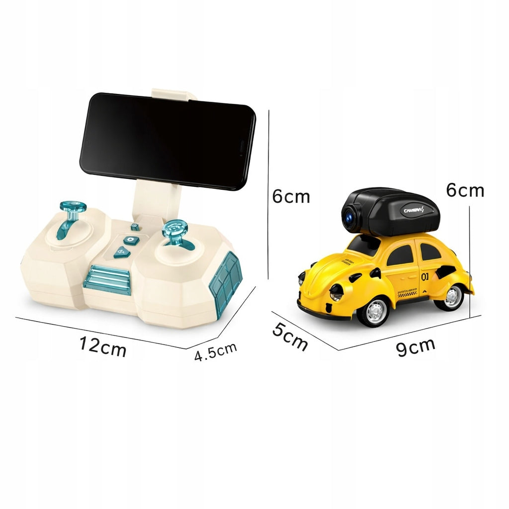 Mini RC Car with HD Camera Remote Controlled Retro Model Video Images Packaging status original
