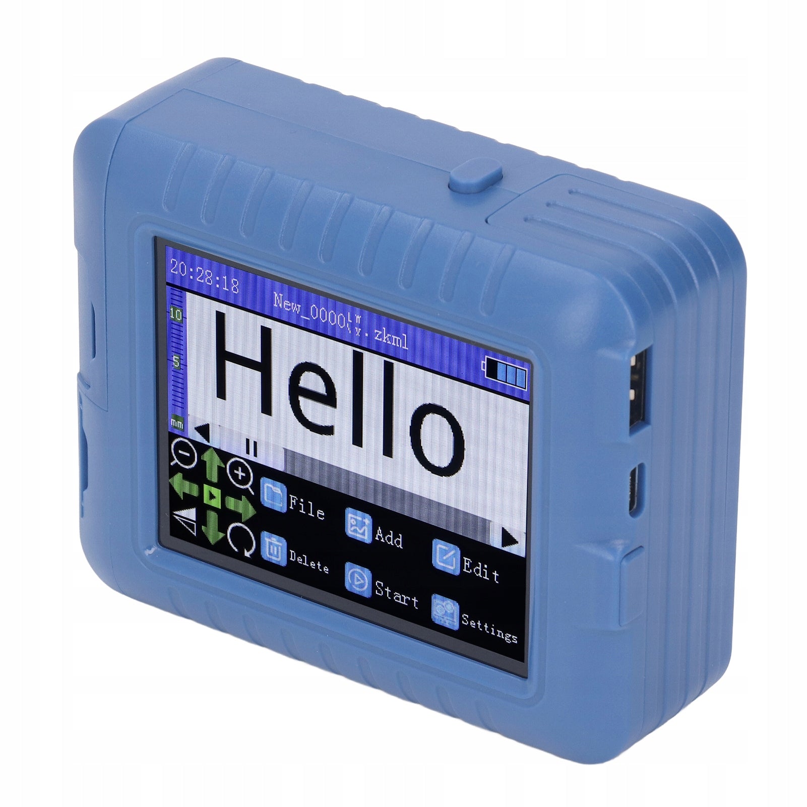 Mini Smart Inkjet Printer 12,7mm 3,5inch Blue 3B Brand no brand