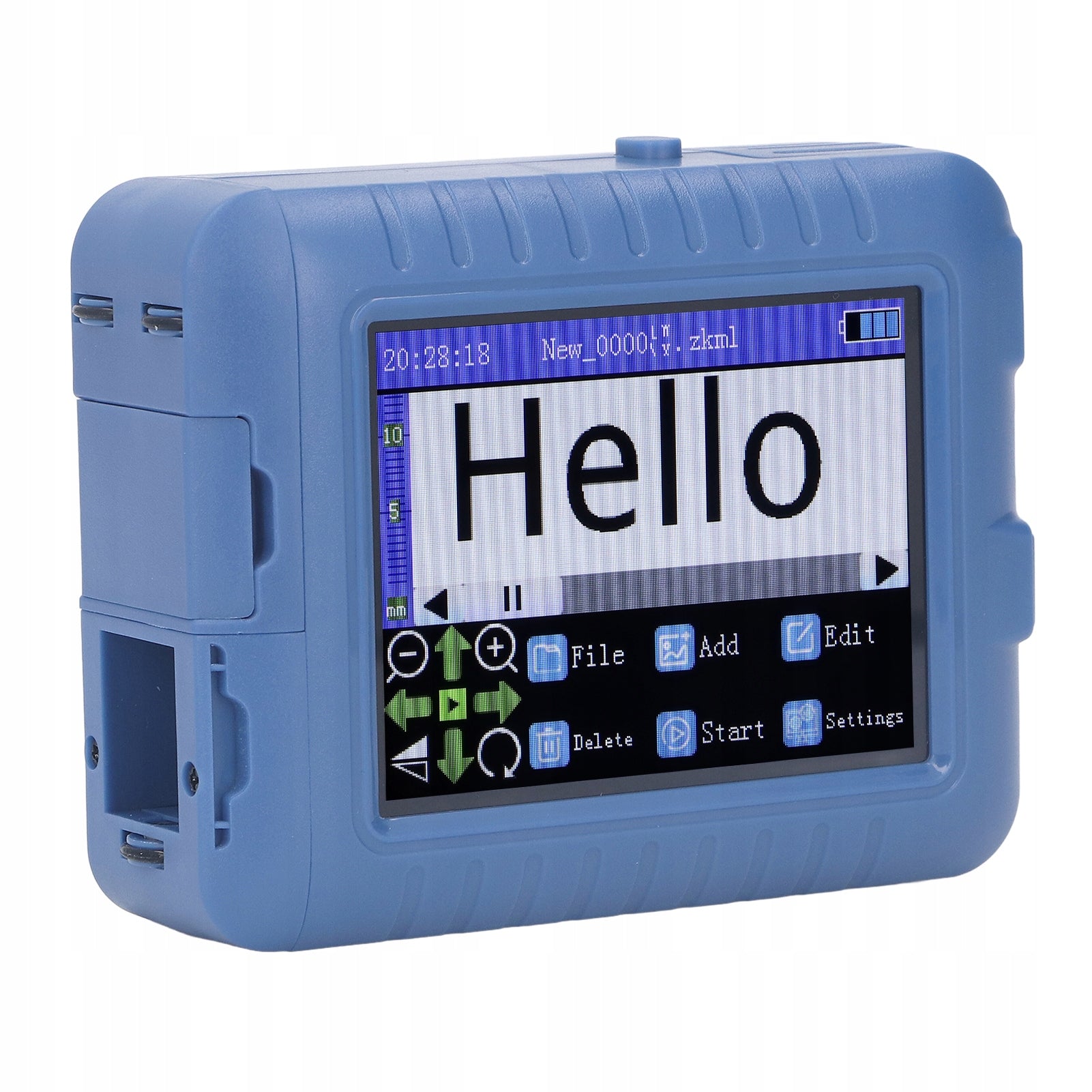 Mini Smart Inkjet Printer 12,7mm 3,5inch Blue CO