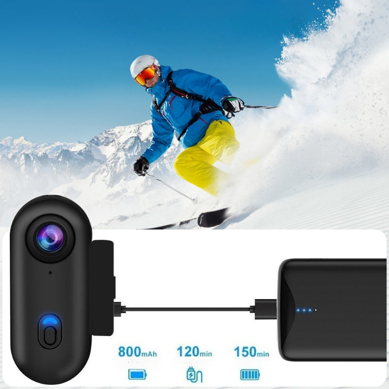 Mini Sports Camera HD 4k Waterproof 140° WiFi + Accessories Brand no brand