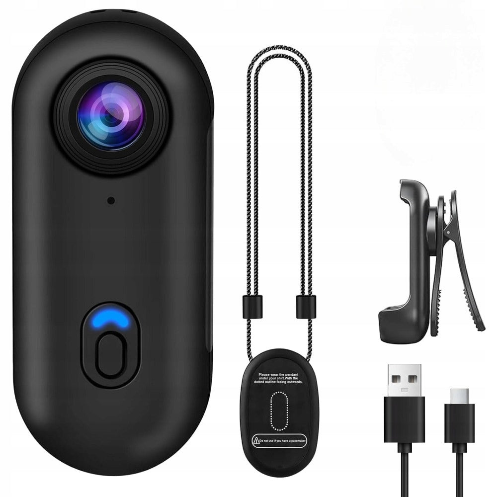 Mini Sports Camera HD 4k Waterproof 140° WiFi + Accessories