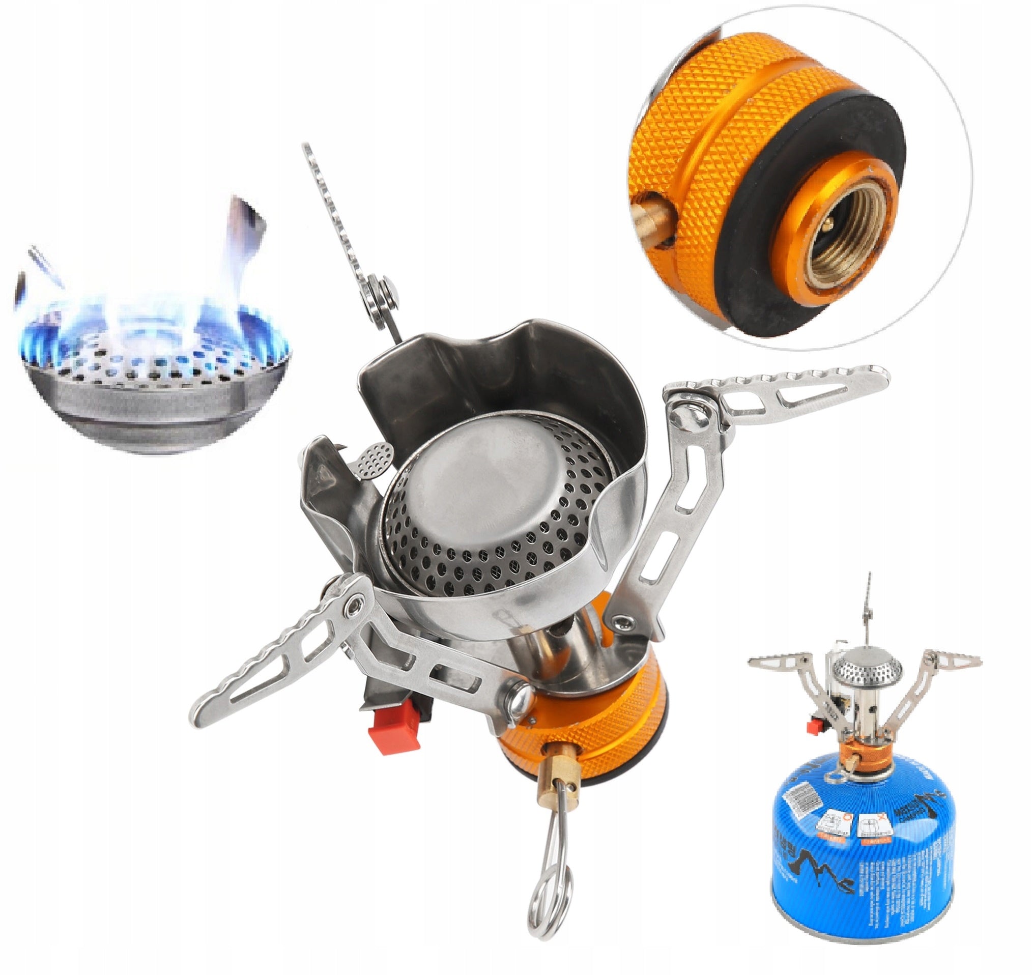 Mini Tent Oven Portable Windproof Gas Burner for Picnic