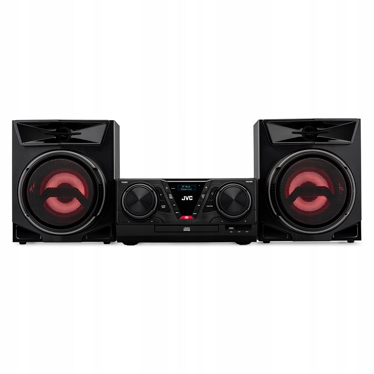 Mini Tower JVC MX-E325B DAB+ Bluetooth CD USB 100W Black Packaging status original