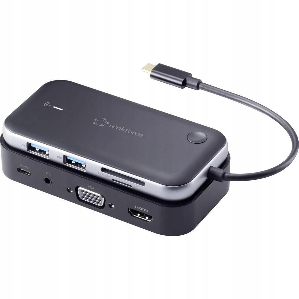 Mini USB-C Docking Station Renkforce RF-HUB-810 Manufacturer Renkforce