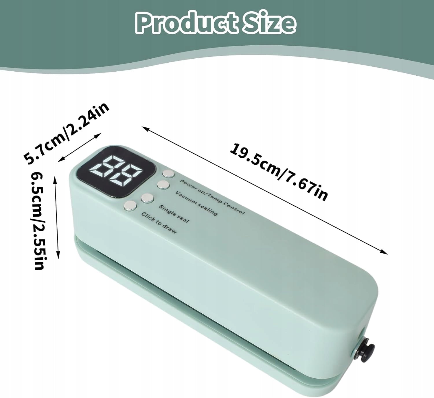 Mini Vacuum Packer Foil Bag Welding Machine USB Rechargeable Packaging status original