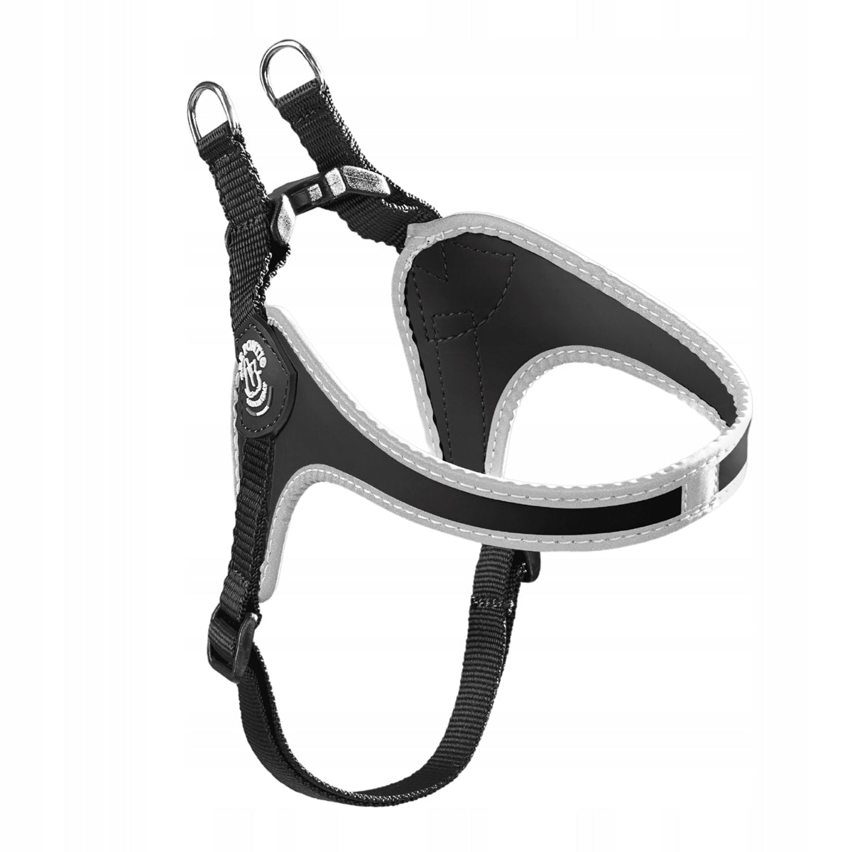 Mini dog harness Chihuahua York XXS 32-45cm TRE PONTI black WITH REFLECTORS Manufacturer code R250N