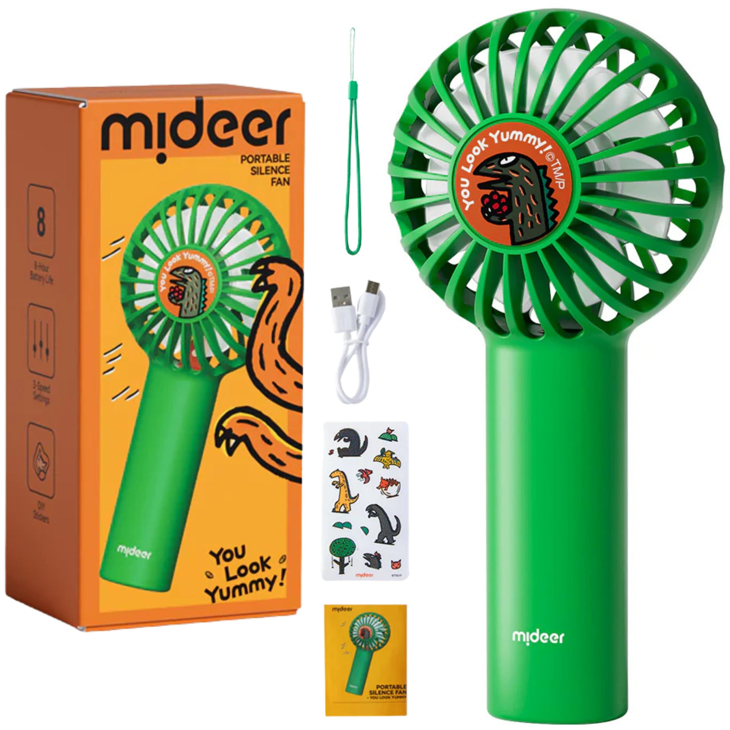Mini fan Mideer portable fan green Manufacturer code MD2260