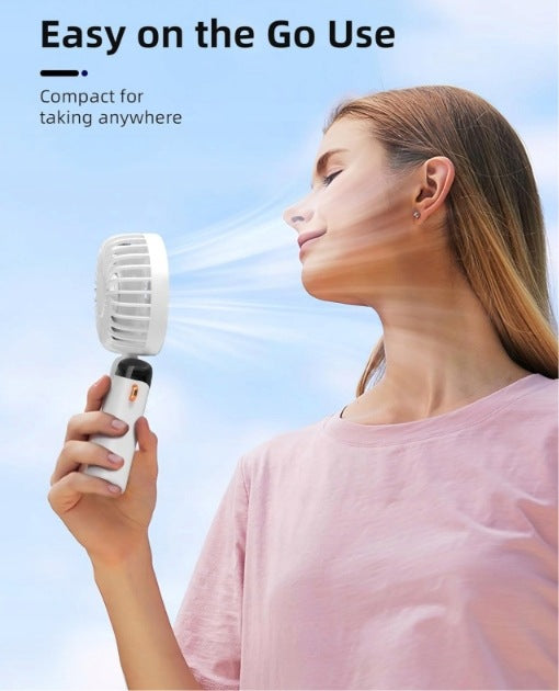 Mini fan N15 white LIGHTWEIGHT EFFICIENT GADGET GIFT Brand no brand