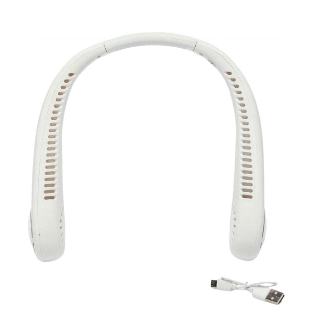 Mini fan SANDOS COOLNECK BREEZE 400 white battery 3 modes Fan type mini